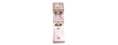 Aluminum Single Terminal Lug  W/ 2 Hole+2 Conductors